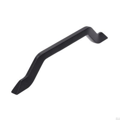 Poignée de meuble oblong 2471 160 Métal Noir Mat