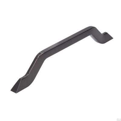 Poignée de meuble oblong 2471 160 Anthracite Poli