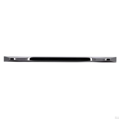 Poignée de meuble oblong 2471 160 Anthracite Poli