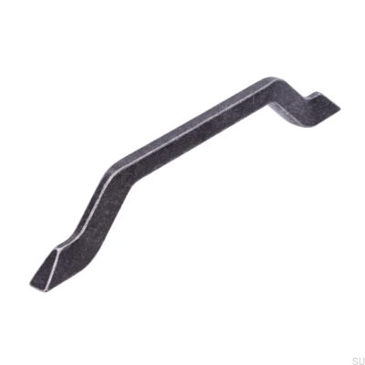 Poignée de meuble oblong 2471 160 Fer antique