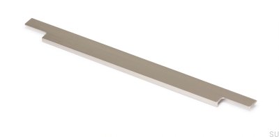 Meubles Edge Poignée de Meubles Linéaire 897-1 Aluminium Argent