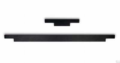 Poignée de meuble Edge Linear 447-1 Métal Noir Mat