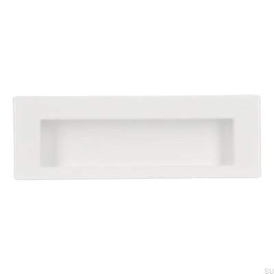Poignée de meuble encastrée 2382 Métal Blanc
