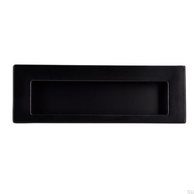 Poignée de meuble encastrée 2382 Métal Noir Mat