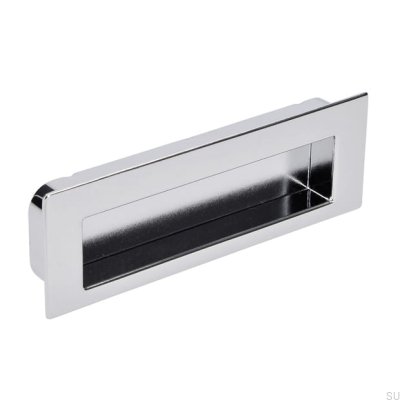 Poignée de meuble encastrée 2382 Chrome