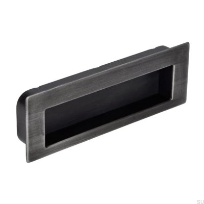 Poignée de meuble encastrée 2382 Argent Antique Brossé