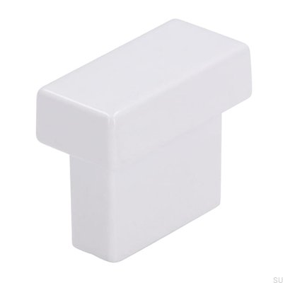 Poignée de meuble oblong 1595 16 Métal Blanc