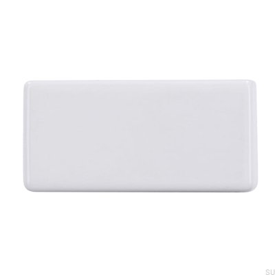 Poignée de meuble oblong 1595 16 Métal Blanc