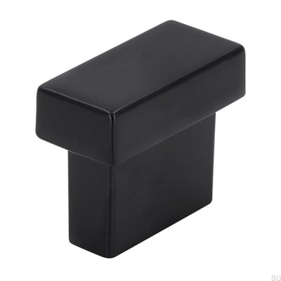 Poignée de meuble oblong 1595 16 Métal Noir Mat