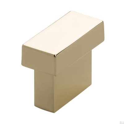 Poignée de meuble oblong 1595 16 Or poli