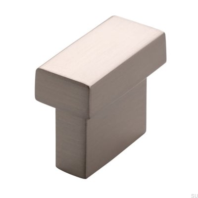 Poignée de meuble allongée 1595 16 Argent brossé