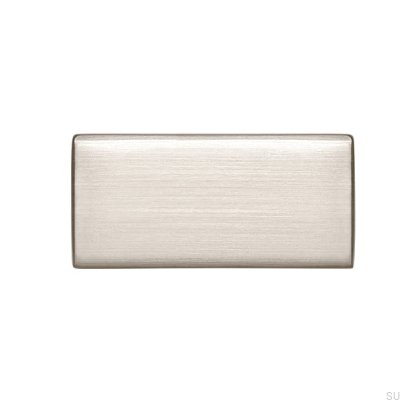 Poignée de meuble allongée 1595 16 Argent brossé