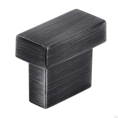 Poignée de meuble oblong 1595 16 Argent Antique Brossé