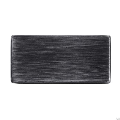 Poignée de meuble oblong 1595 16 Argent Antique Brossé