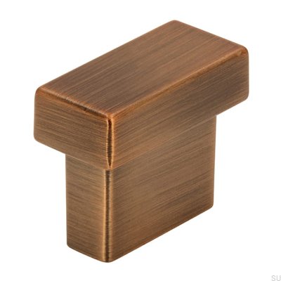 Poignée de meuble oblong 1595 16 Or Antique Brossé