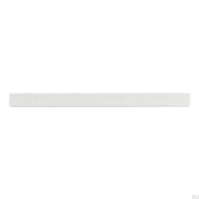 Poignée de meuble oblong 2108 96 Métal Blanc