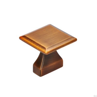 Bouton de Meuble 2439 16 Or Antique Brossé