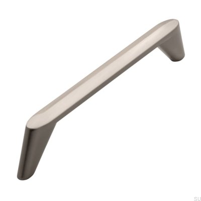 Poignée de meuble allongée 2413 160 Nickel brossé