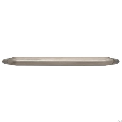Poignée de meuble allongée 2413 160 Nickel brossé