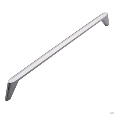 Poignée de meuble longue 2413 320 Chrome poli