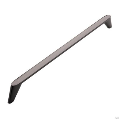 Poignée de meuble oblong 2413 320 Anthracite Poli