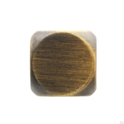 Bouton de Meuble 2389 Or Antique Brossé