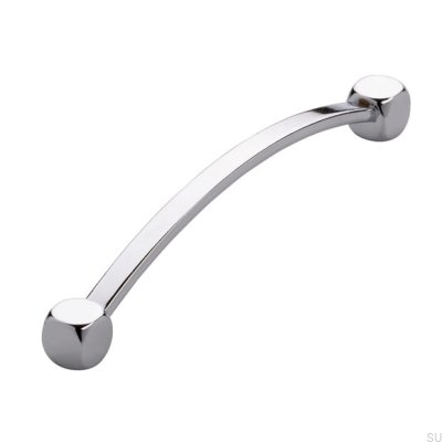 Poignée de meuble allongée 2388 96 Chrome poli