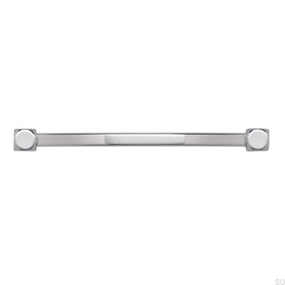 Poignée de meuble allongée 2388 96 Chrome poli