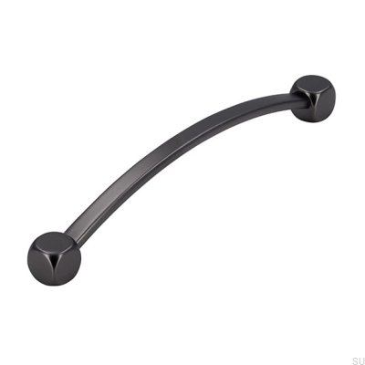 Poignée de meuble allongée 2388 96 Anthracite Brossé
