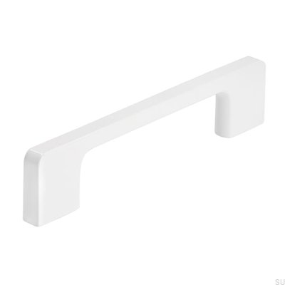 Poignée de meuble allongée 2027 128 Métal Blanc
