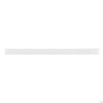 Poignée de meuble allongée 2027 128 Métal Blanc