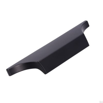 Poignée de meuble oblong 2454 64 Métal Noir Mat