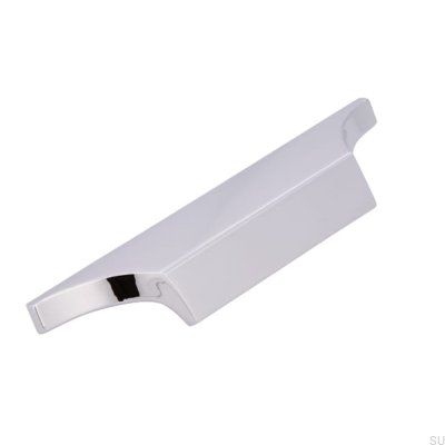 Poignée de meuble allongée 2454 64 Chrome poli