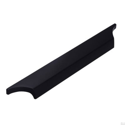 Poignée de meuble oblong 2454 160 Métal Noir Mat