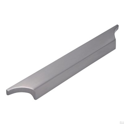 Poignée de meuble allongée 2454 160 Nickel brossé