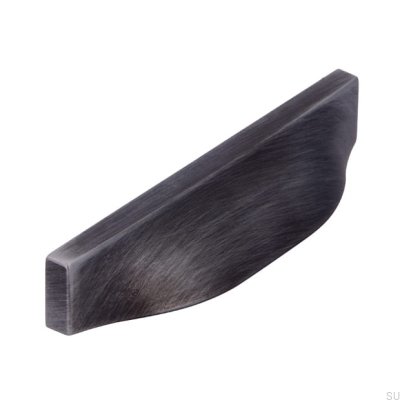 Poignée de Meubles Shell 2447 64 Argent Antique Brossé