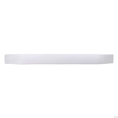 Poignée de meuble oblong 2447 160 Métal Blanc Mat