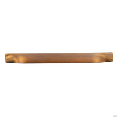 Poignée de meuble oblong 2447 160 Or Antique Brossé