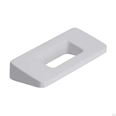 Poignée de meuble oblongue 2394 32 Métal Blanc Mat