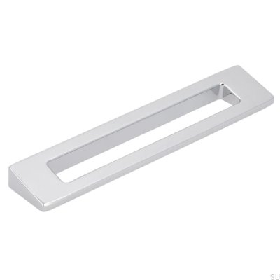 Poignée de meuble allongée 2394 96 Chrome poli