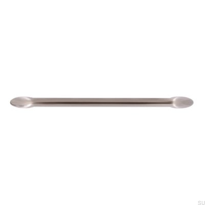 Poignée de meuble allongée 2392 160 Nickel brossé