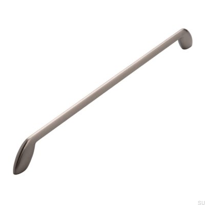 Poignée de meuble allongée 2392 320 Nickel brossé