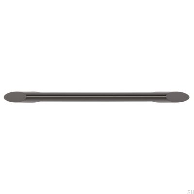 Poignée de meuble oblong 2415 160 Anthracite Poli