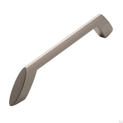 Poignée de meuble allongée 2415 160 Nickel brossé