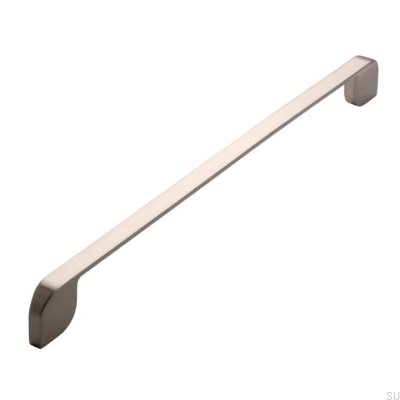 Poignée de meuble allongée 2391 320 Nickel brossé