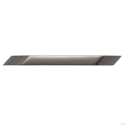 Poignée de meuble oblong 2381 160 Anthracite Poli