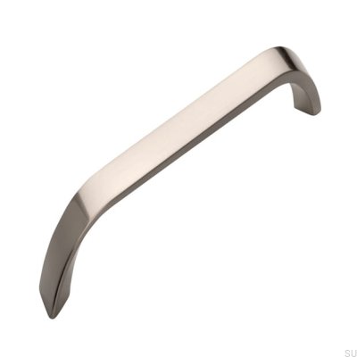 Poignée de meuble allongée 2381 160 Nickel brossé