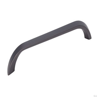 Poignée de meuble longue 2381 160 Anthracite Brossé