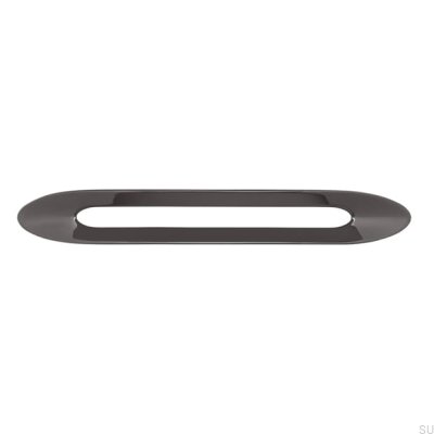 Poignée de meuble allongée 2374 160 Anthracite Poli