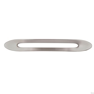 Poignée de meuble oblong 2374 160 Argent Brossé